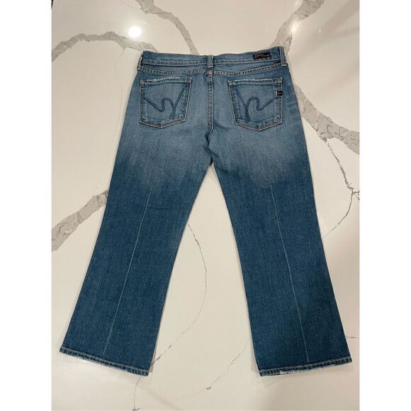 Citizens of Humanity Kelly #063 Stretch Low Waist Cropped Jeans Women’s Sz 30 - Picture 2 of 5